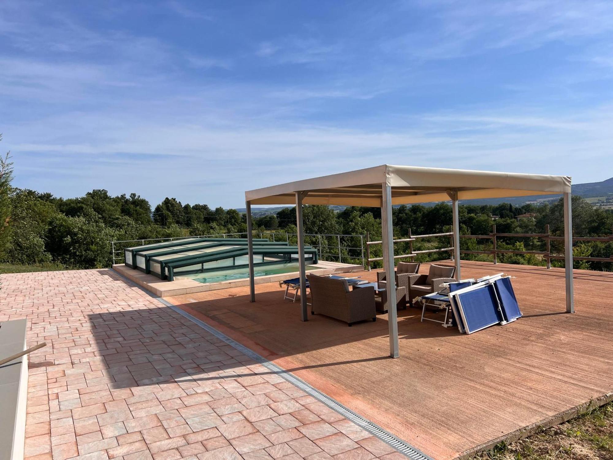 Podere Abbazia B&B 西纳伦加 外观 照片