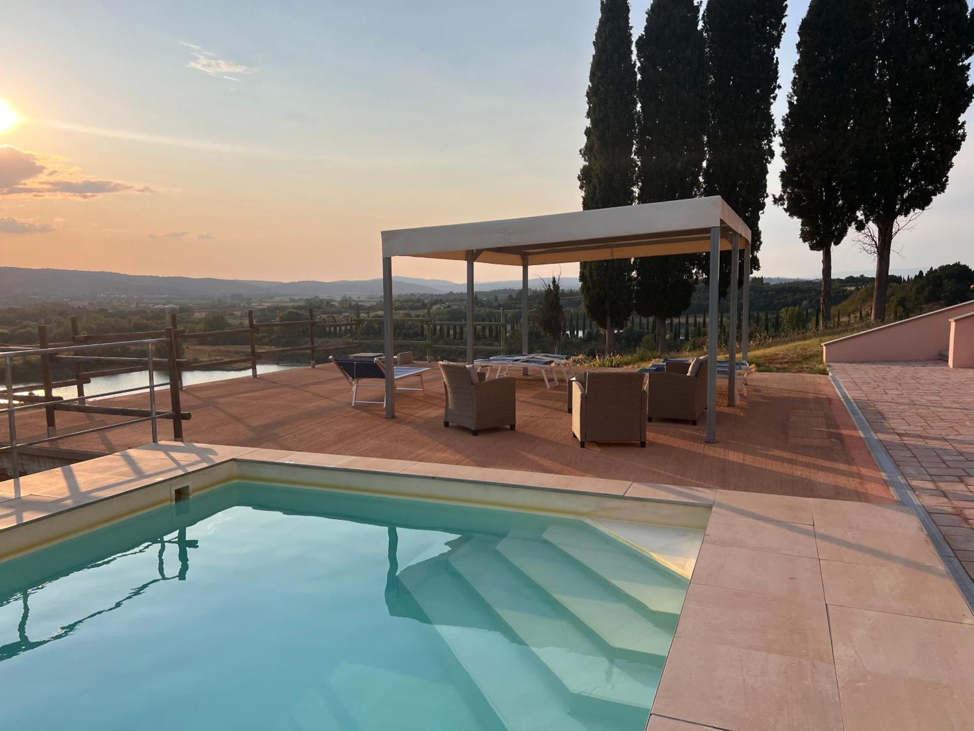 Podere Abbazia B&B 西纳伦加 外观 照片